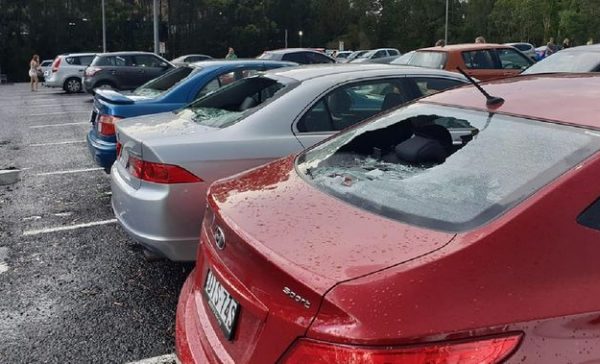 hail damage car